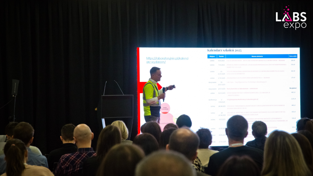 Seminarium laboratoryjnie.pl w trakcie Labs Expo, 2025